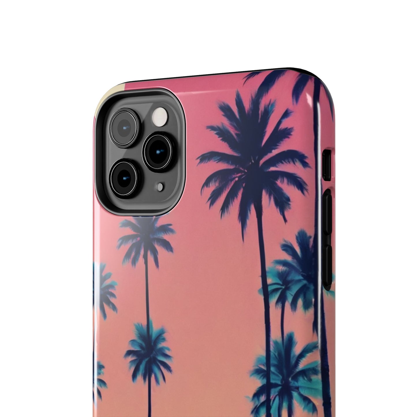 Tropical Beach Vibe Tough Phone Case - Vintage Van Design - for iPhone