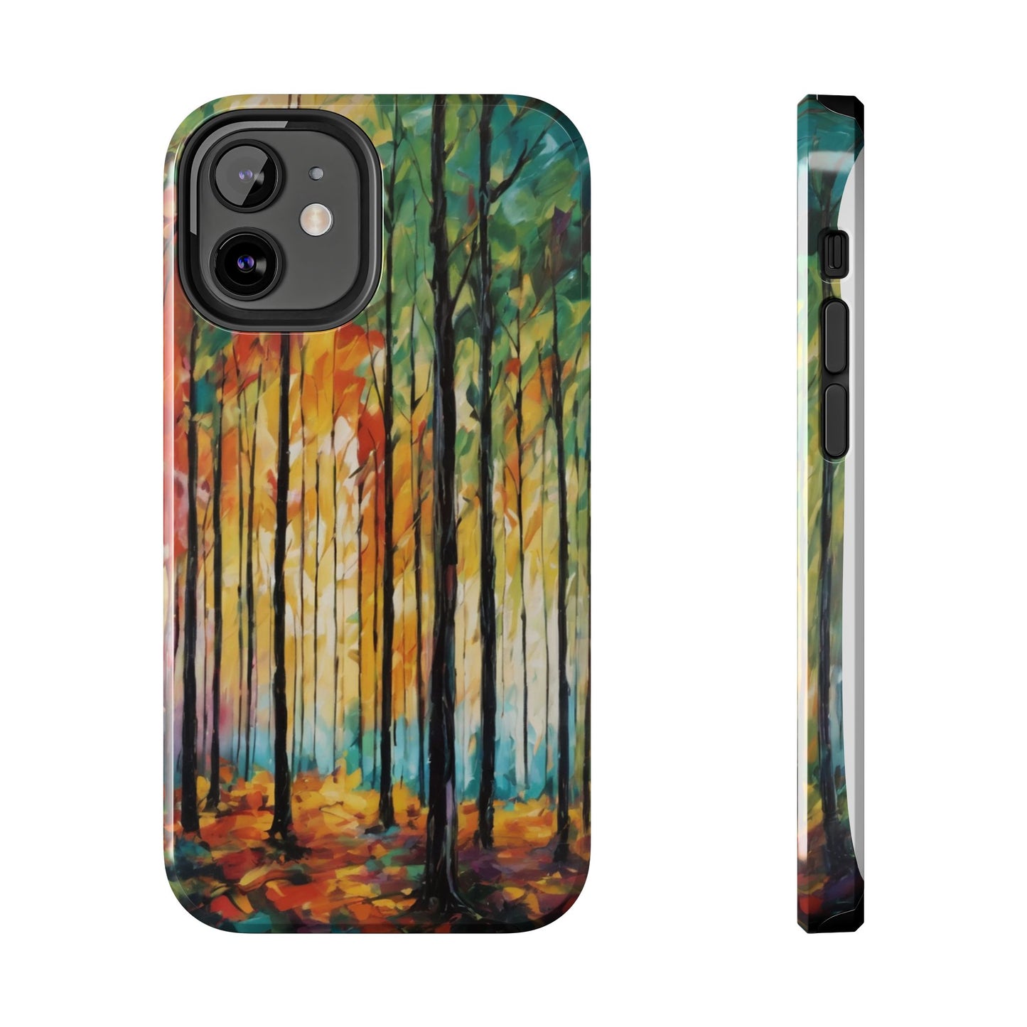 Autumn Forest Tough Phone Case - Colorful Nature Design - for iPhone