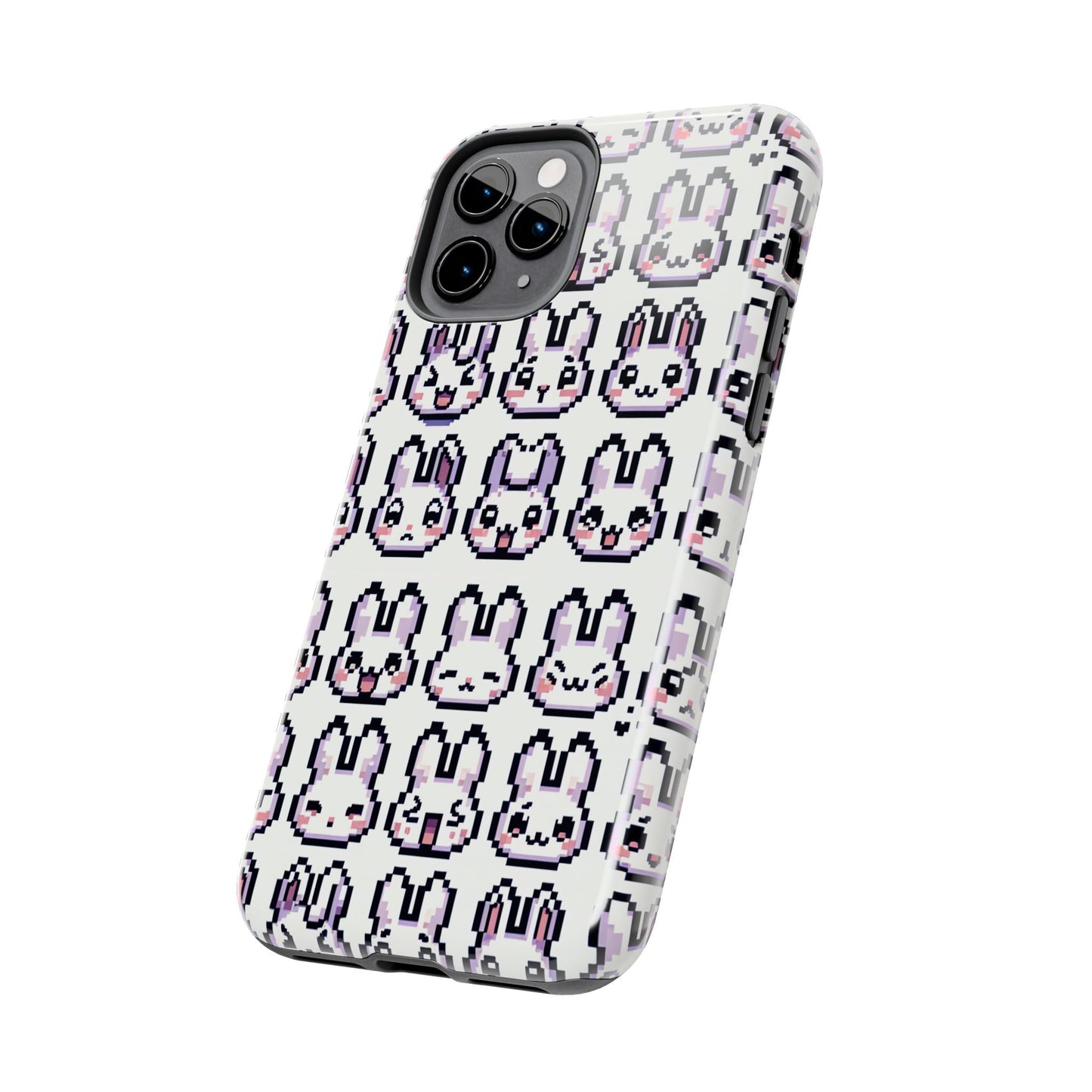 Cute Pixel Bunny Tough Phone Case - Stylish & Protective Cover for iPhone