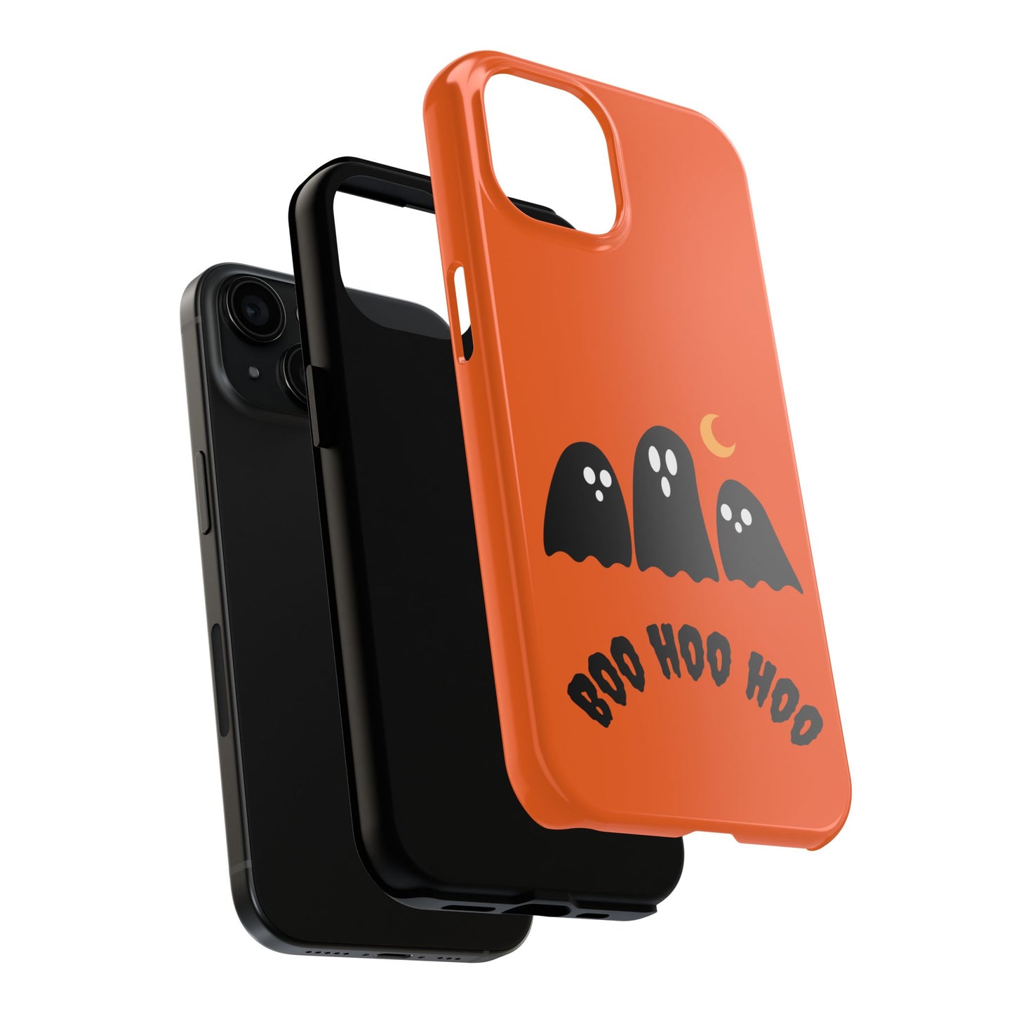 Halloween Ghost Phone Case - Boo Hoo Hoo Design - for iPhone
