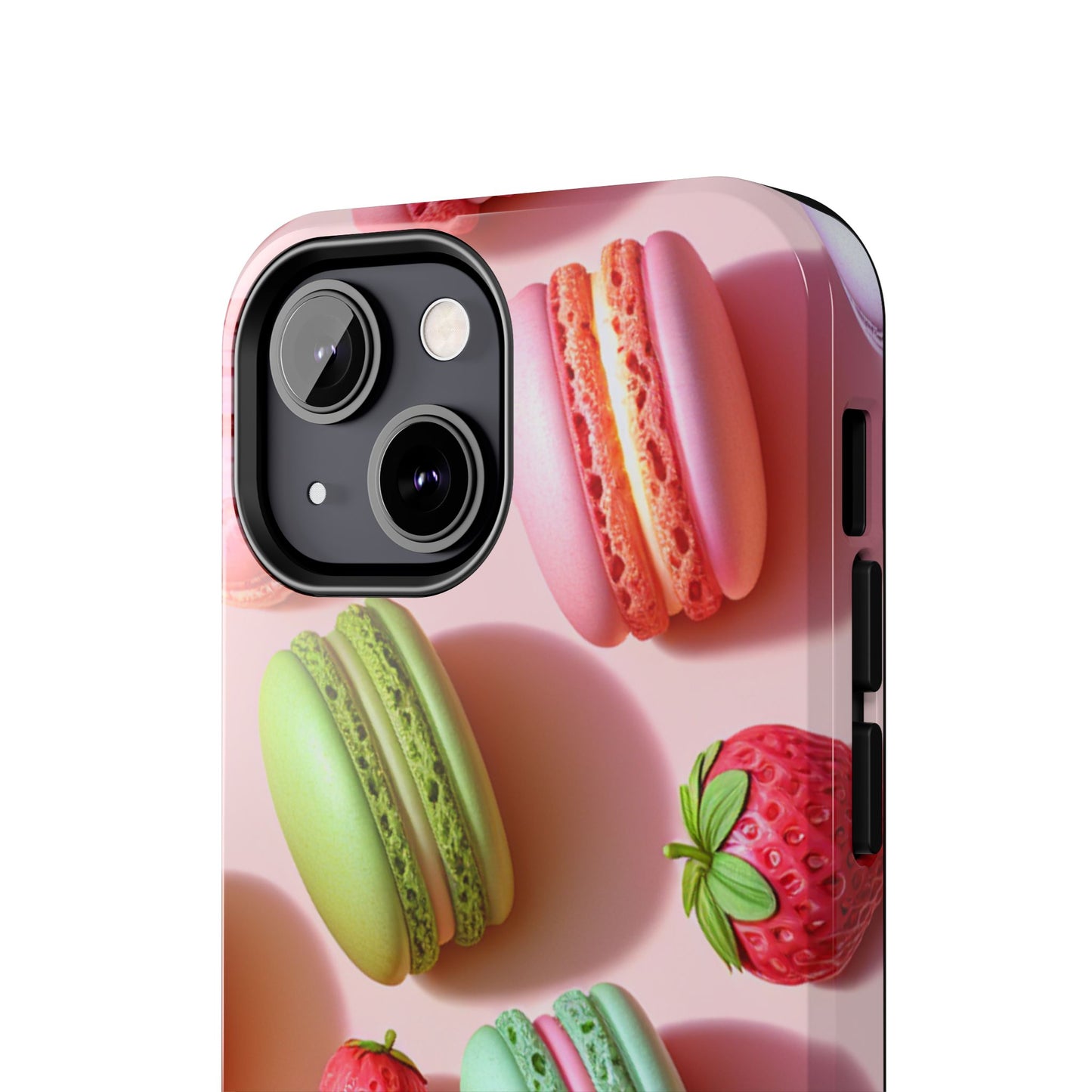 Macaron-Inspired Tough Phone Cases - Colorful Sweet Design - for iPhone