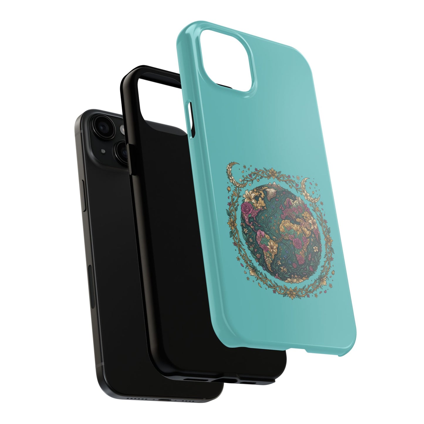Mystical Floral Planet Phone Case — Tough Protective Phone Case