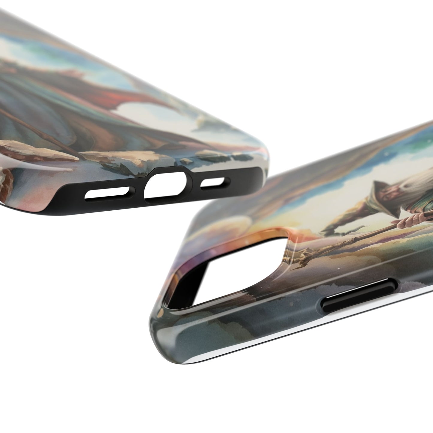 Magical Wizard Phone Case - Tough, Durable Phone Cover for Fantasy Lovers, Geek Gift, Unique Design, Celestial Phone Accessory