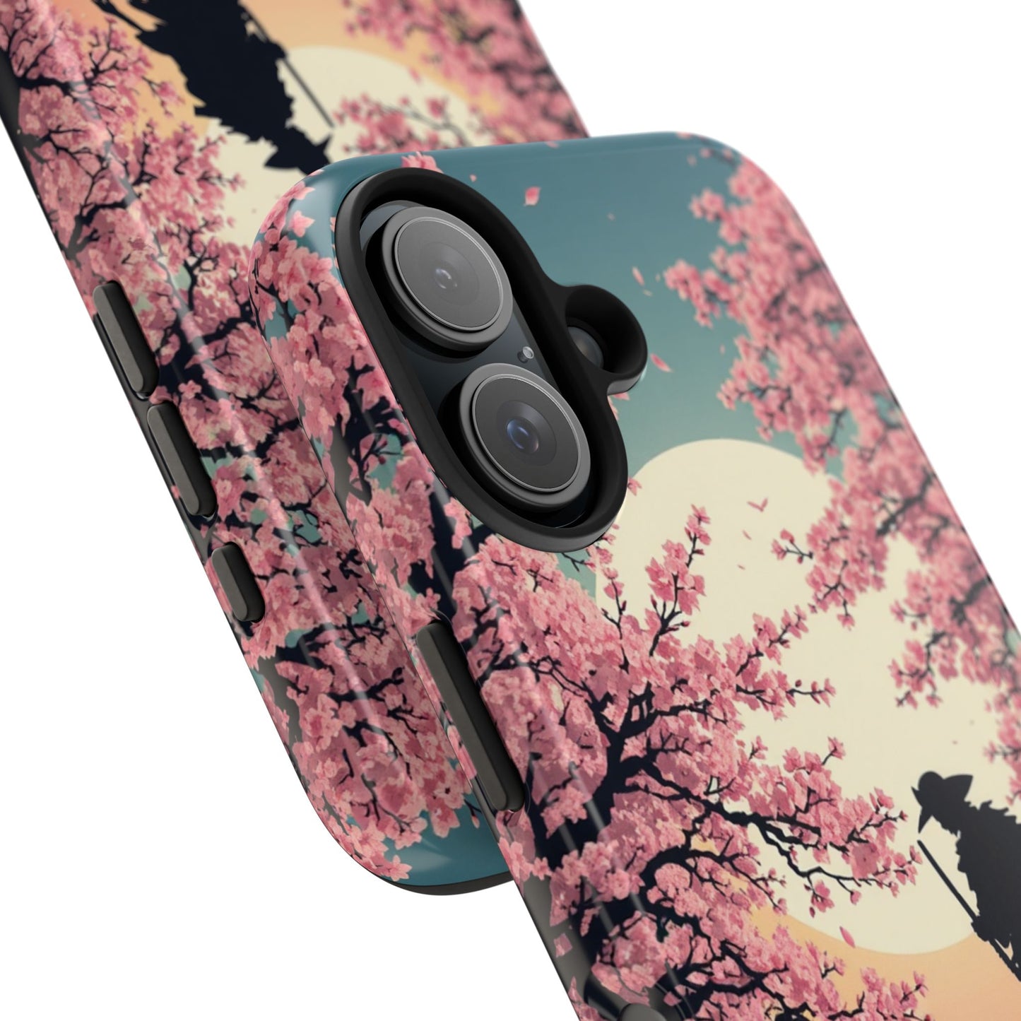 Cherry Blossom Samurai Tough Phone Case