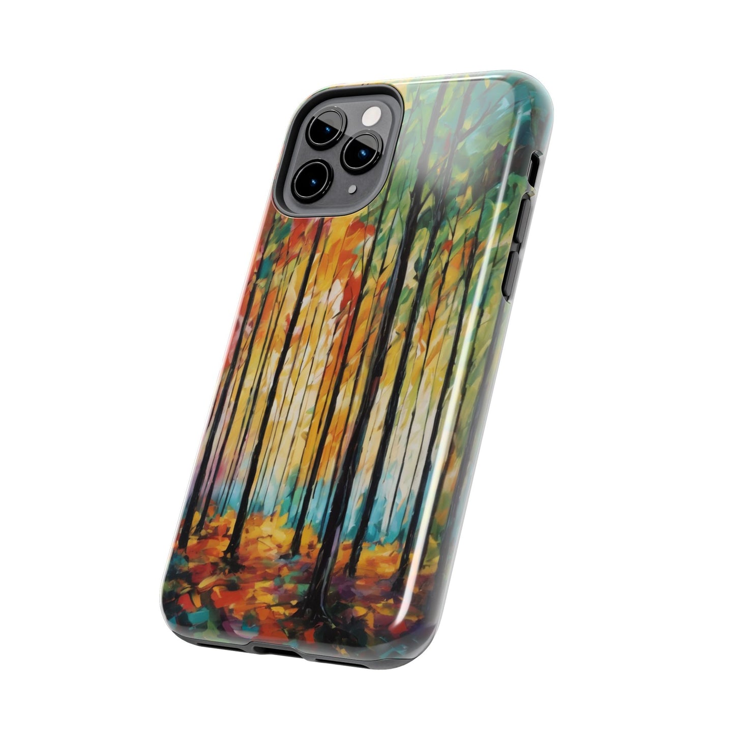 Autumn Forest Tough Phone Case - Colorful Nature Design - for iPhone