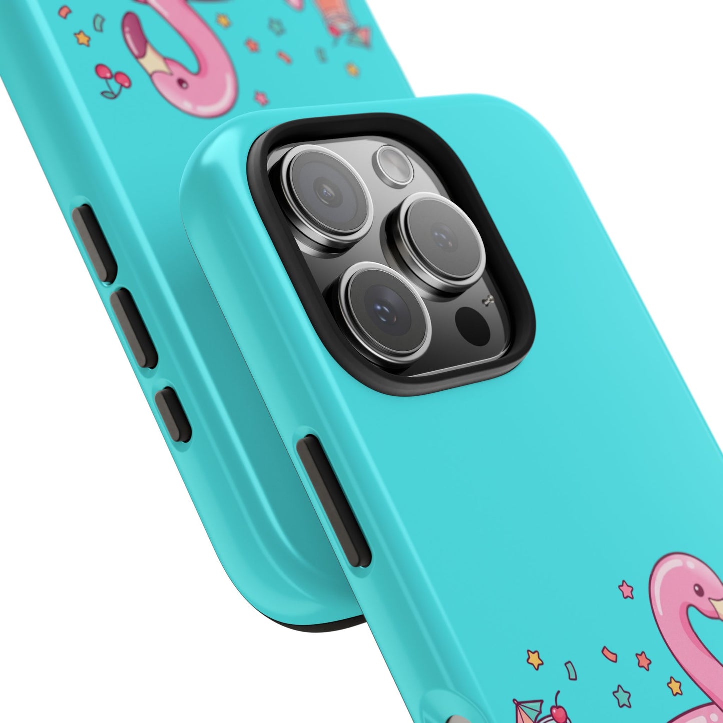 Flamingo Pool Party iPhone Case
