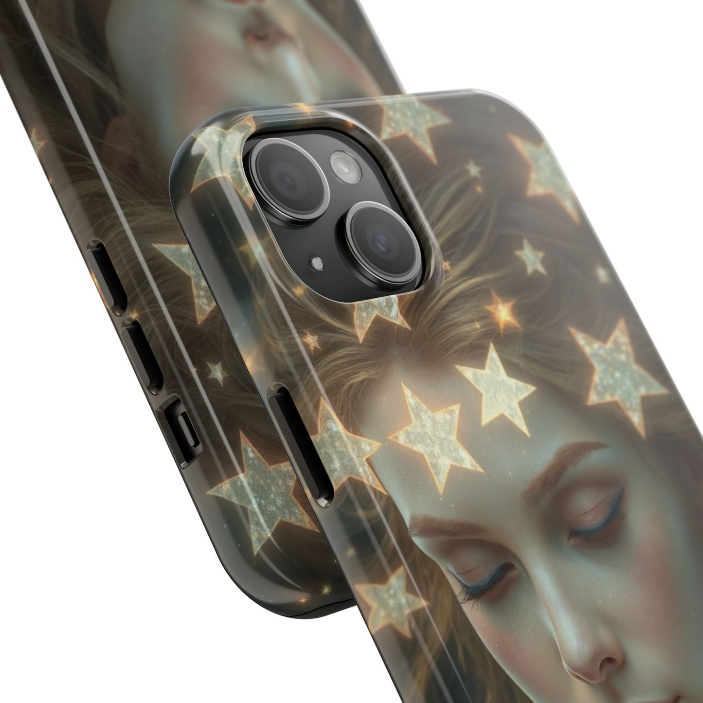 Celestial Dream Tough Phone Case - Artistic Starry Design for Style Enthusiasts