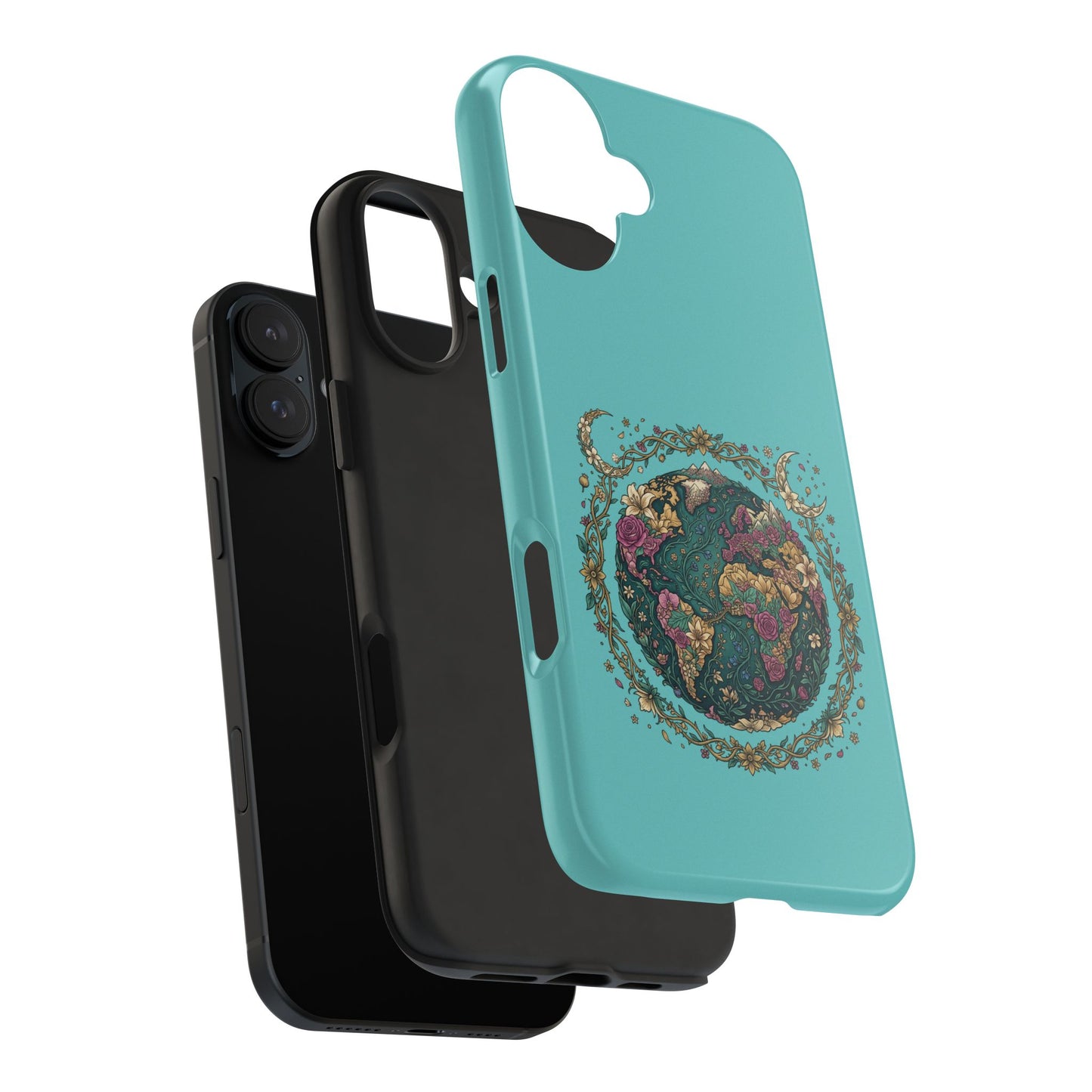 Mystical Floral Planet Phone Case — Tough Protective Phone Case