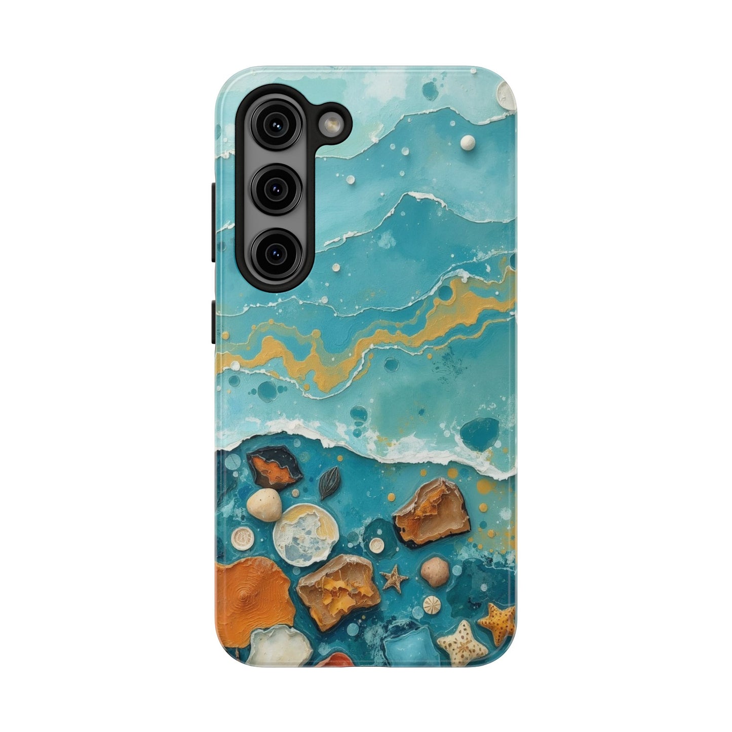 Ocean-Inspired Tough Phone Cases - Coastal Beach Vibe, Easy Accessory for Beach Lovers