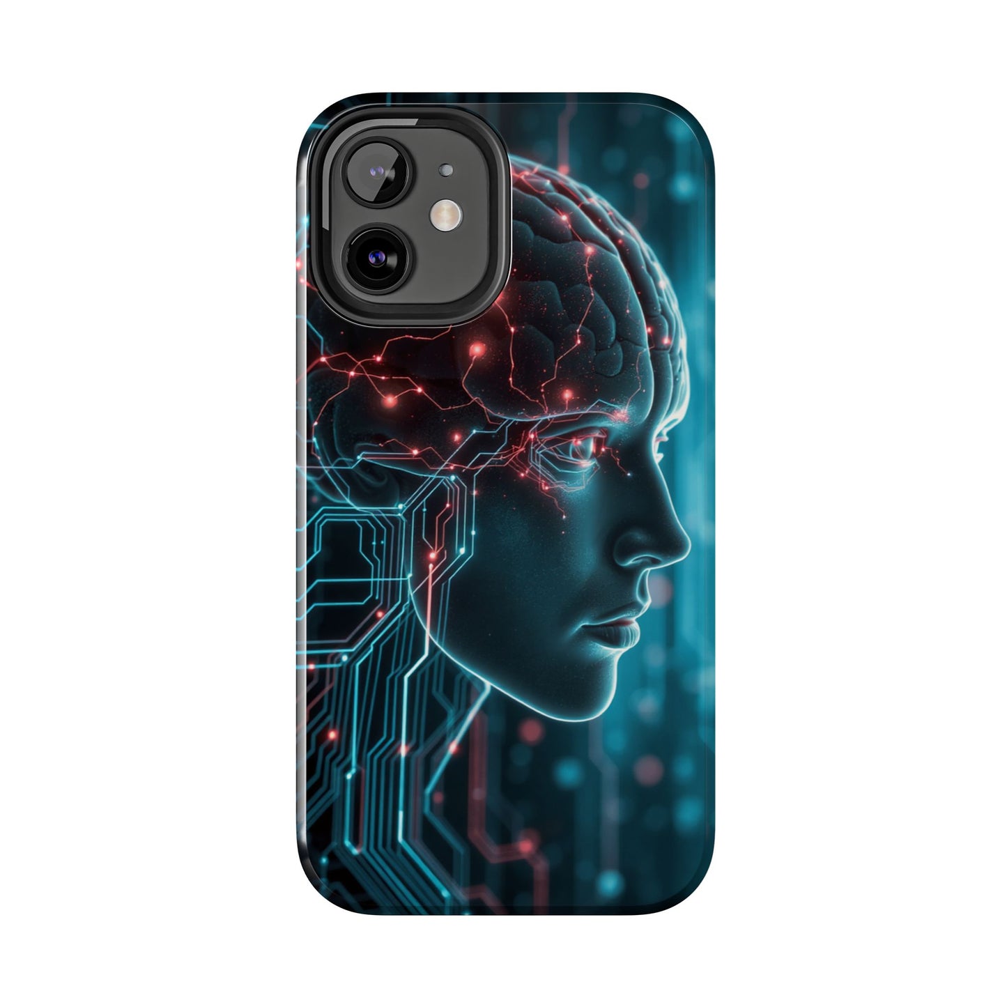 Futuristic Brain Design Tough Phone Case