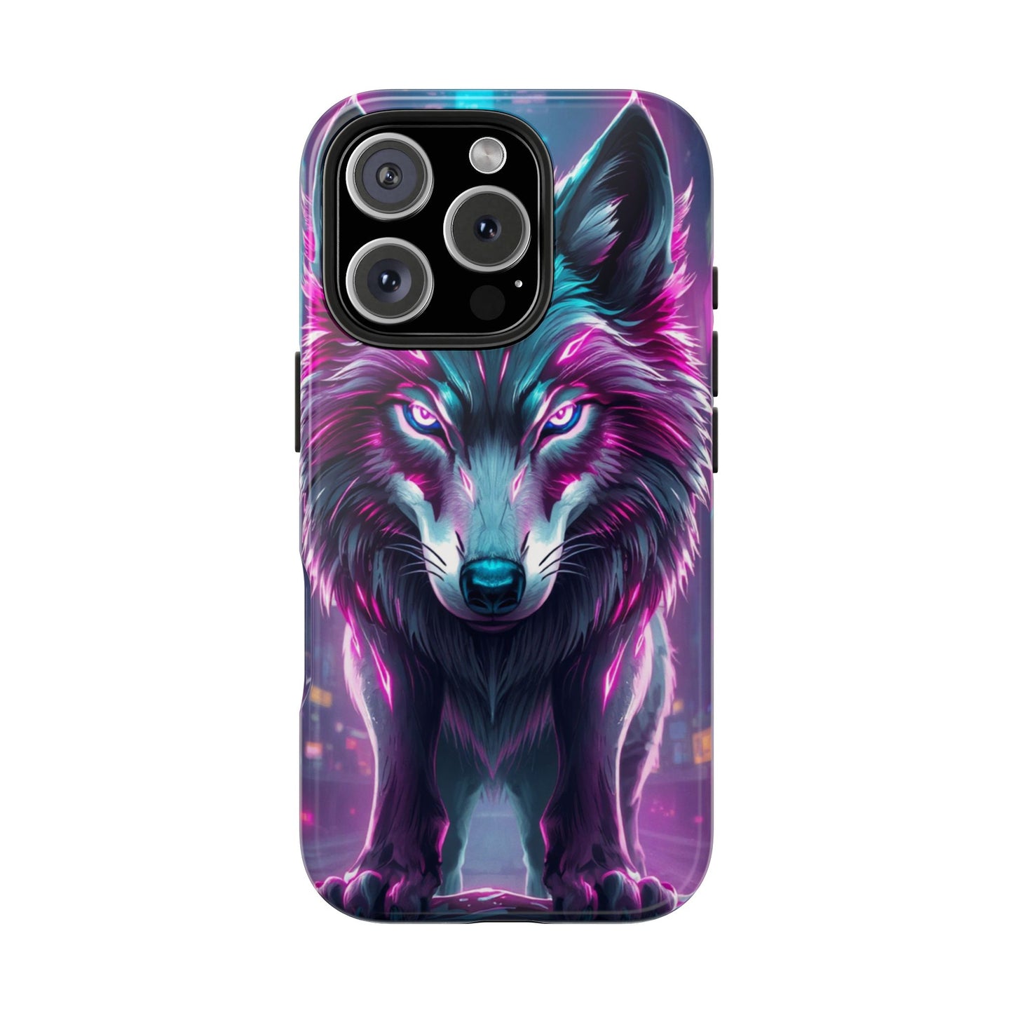 Fierce Wolf Phone Case - Tough & Vibrant Design for Animal Lovers