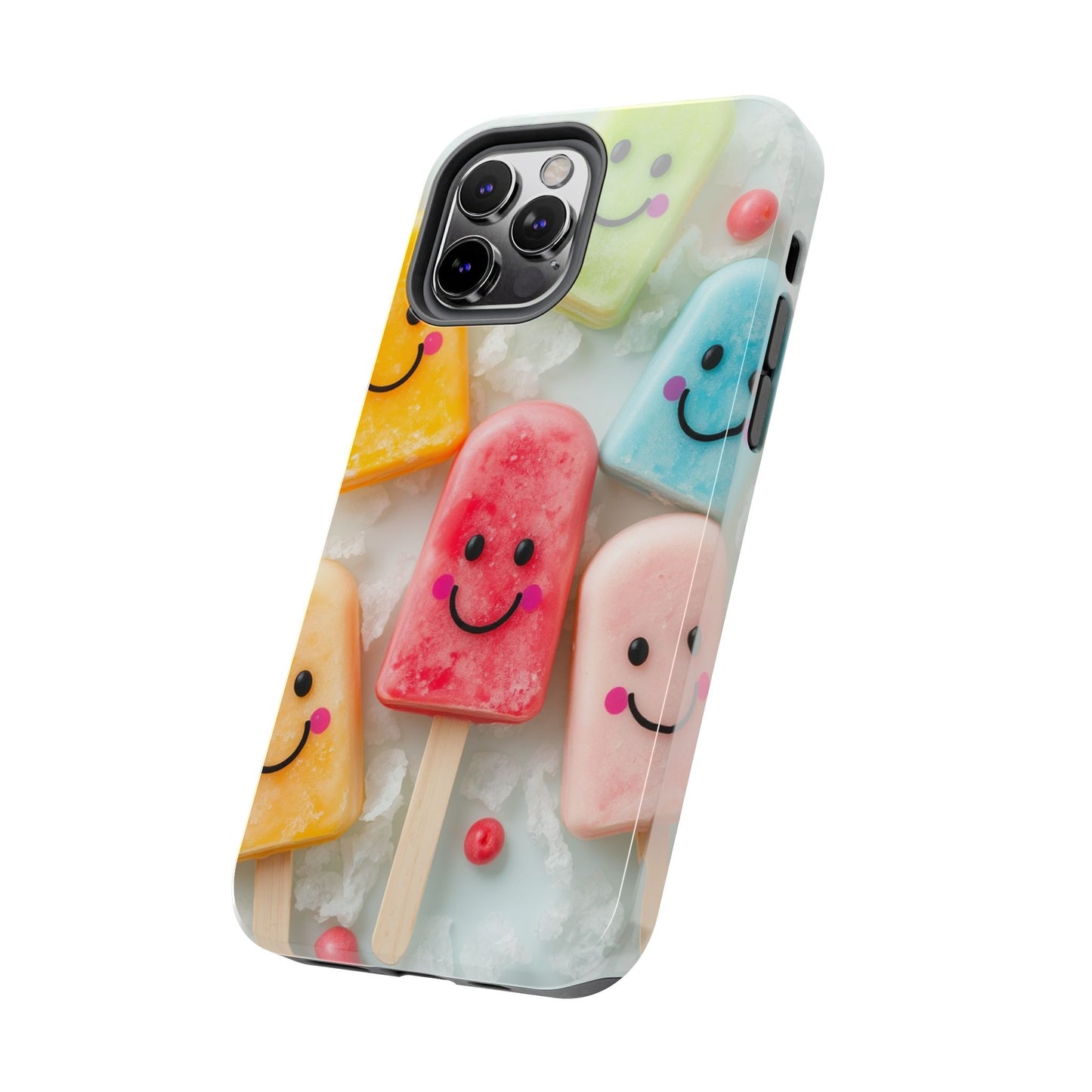 Cute Smile Popsicle Tough Phone Case - Fun Protection for Your Device