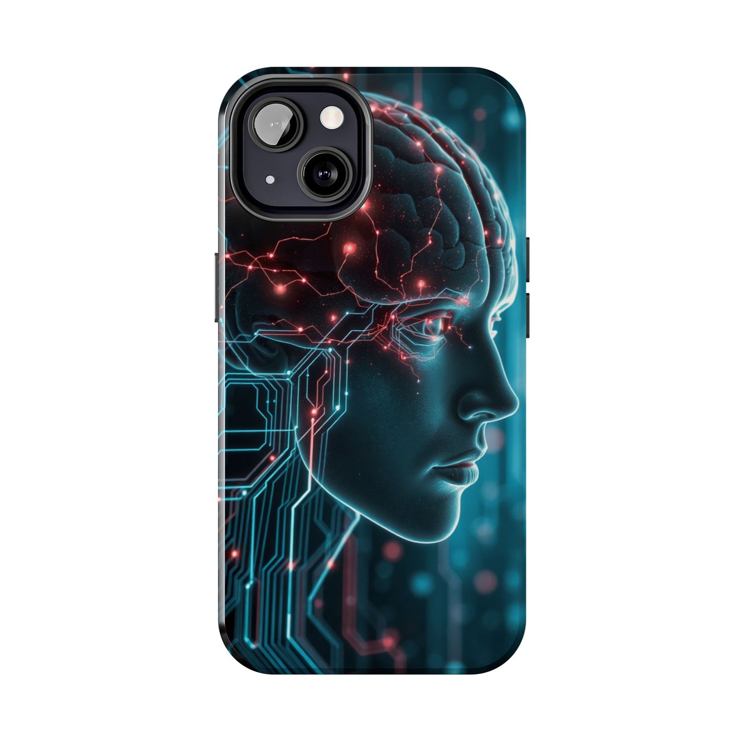 Futuristic Brain Design Tough Phone Case