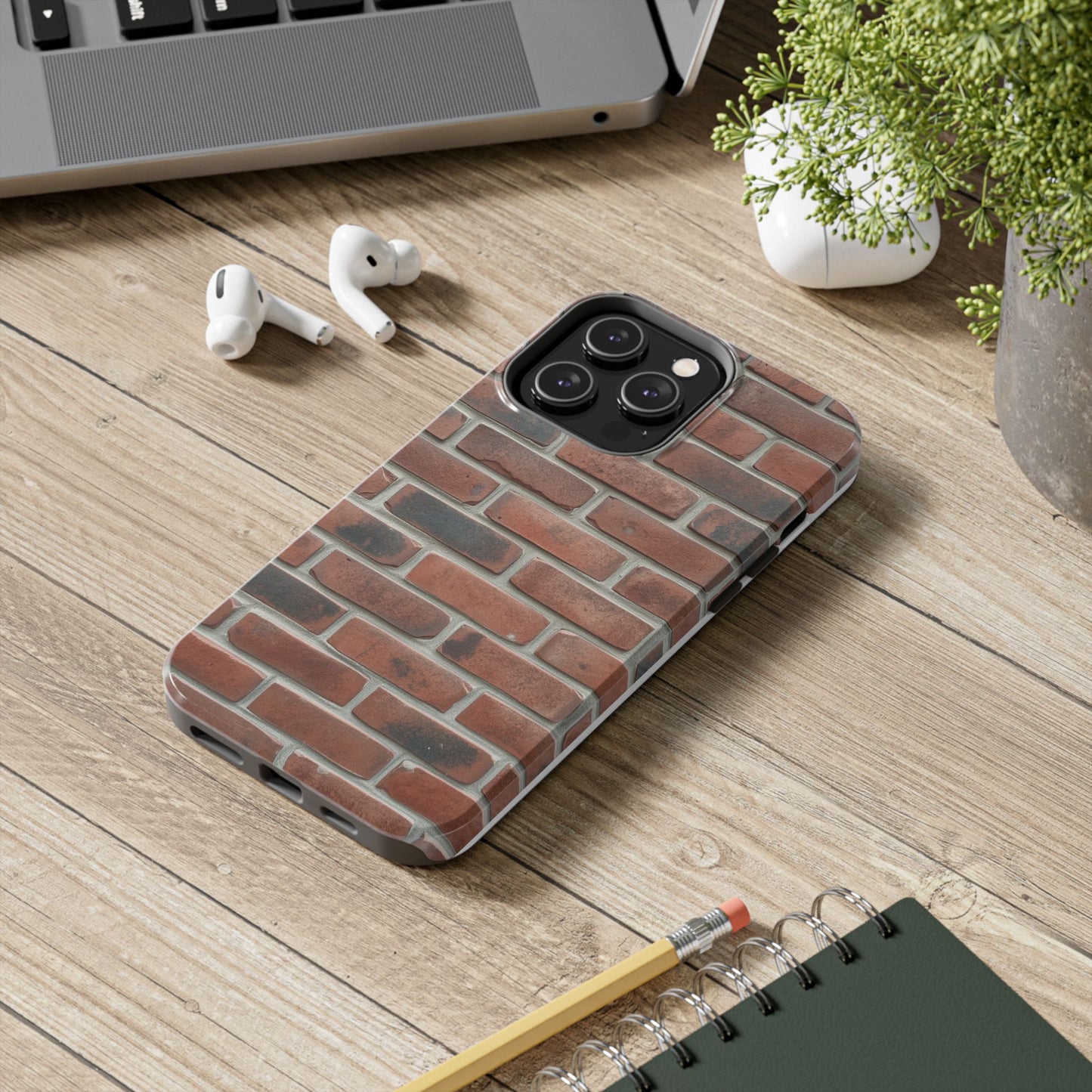 Brick Wall Tough Phone Case - Durable Protection with Urban Style
