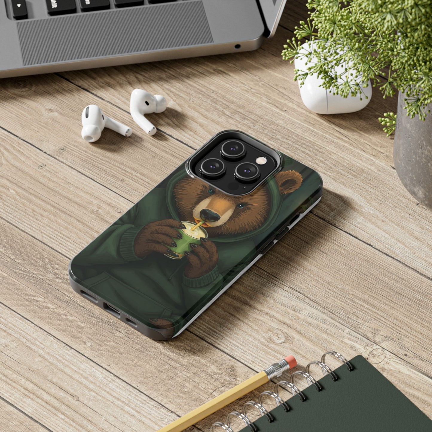 Cute Bear Phone Case – Tough and Stylish Protection for Animal Lovers