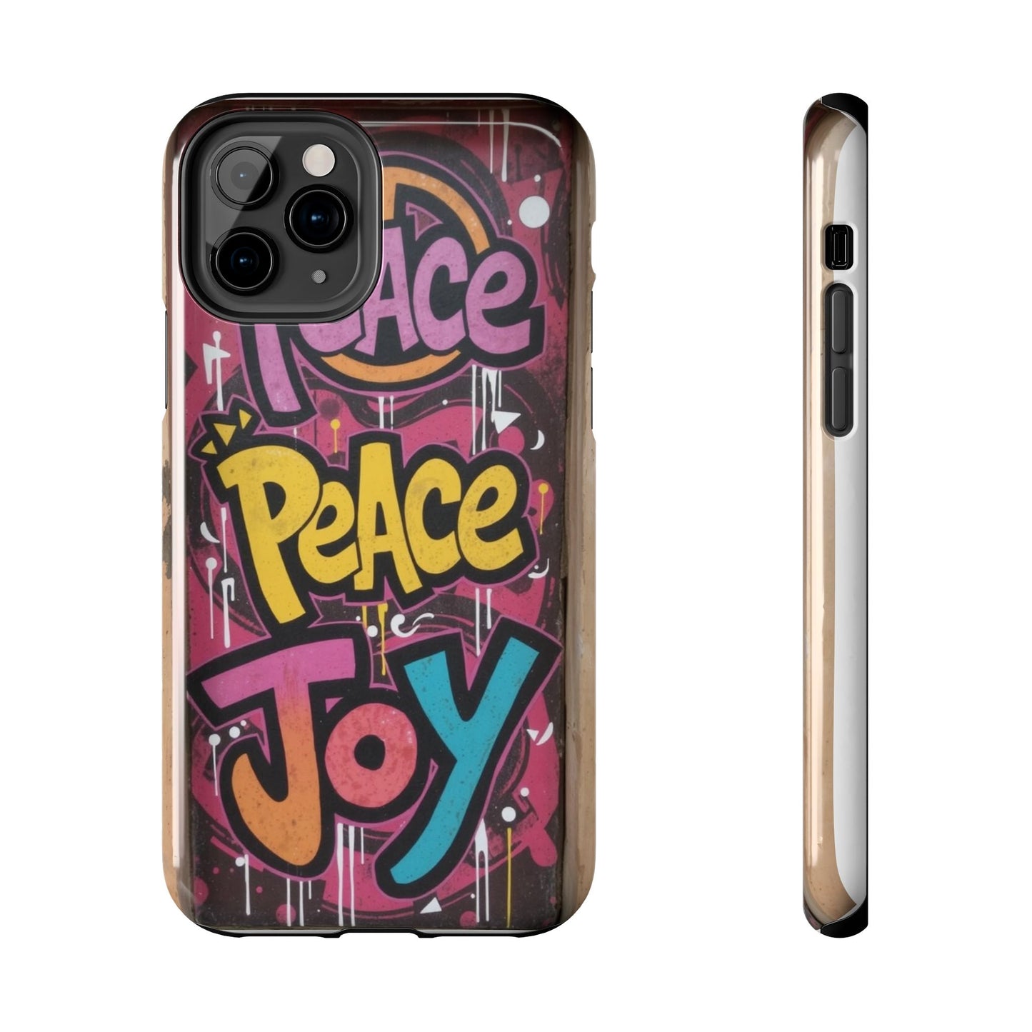 Colorful Peace Joy Tough Phone Case