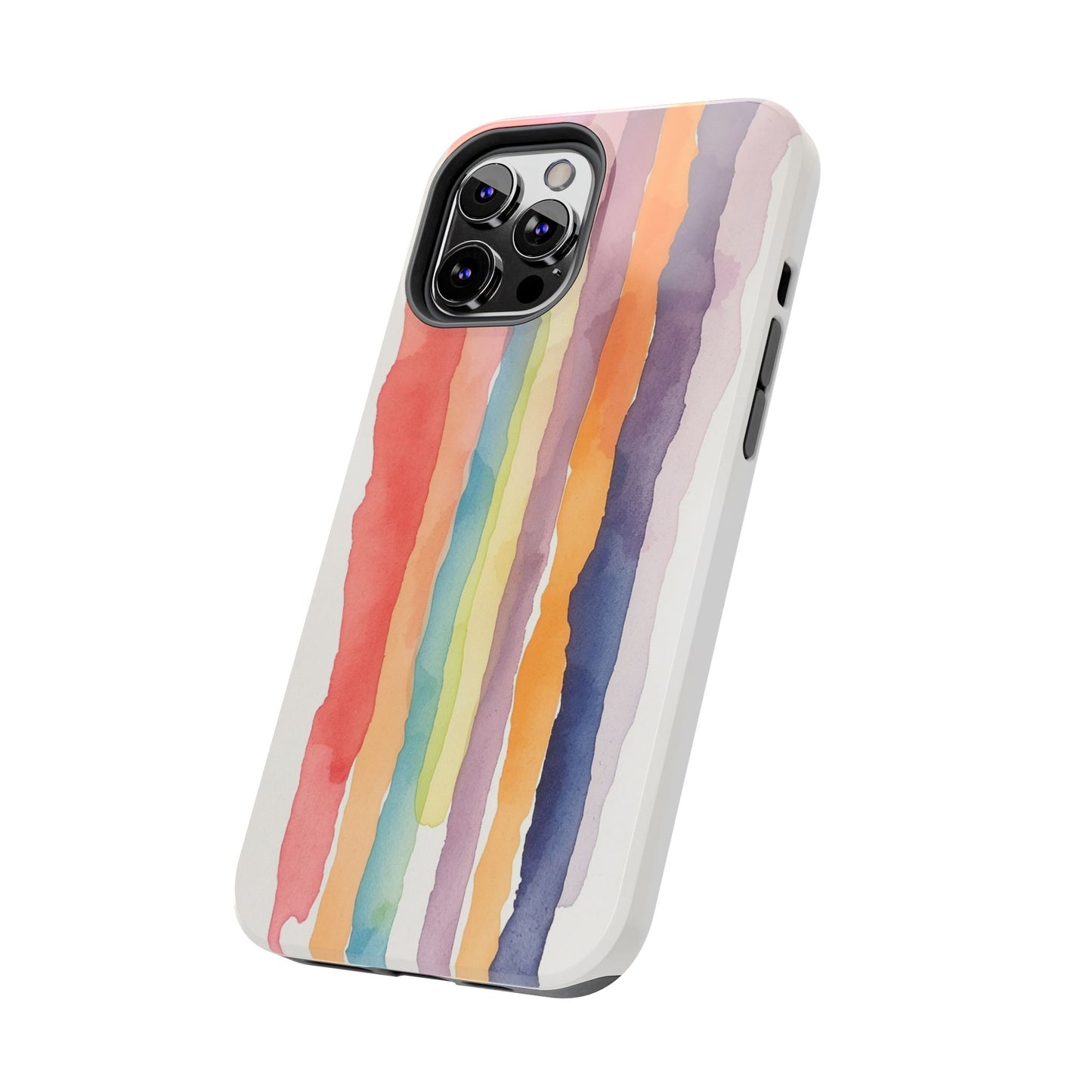 Colorful Watercolor Tough Phone Case - Stylish and Durable Cover for Creative Souls