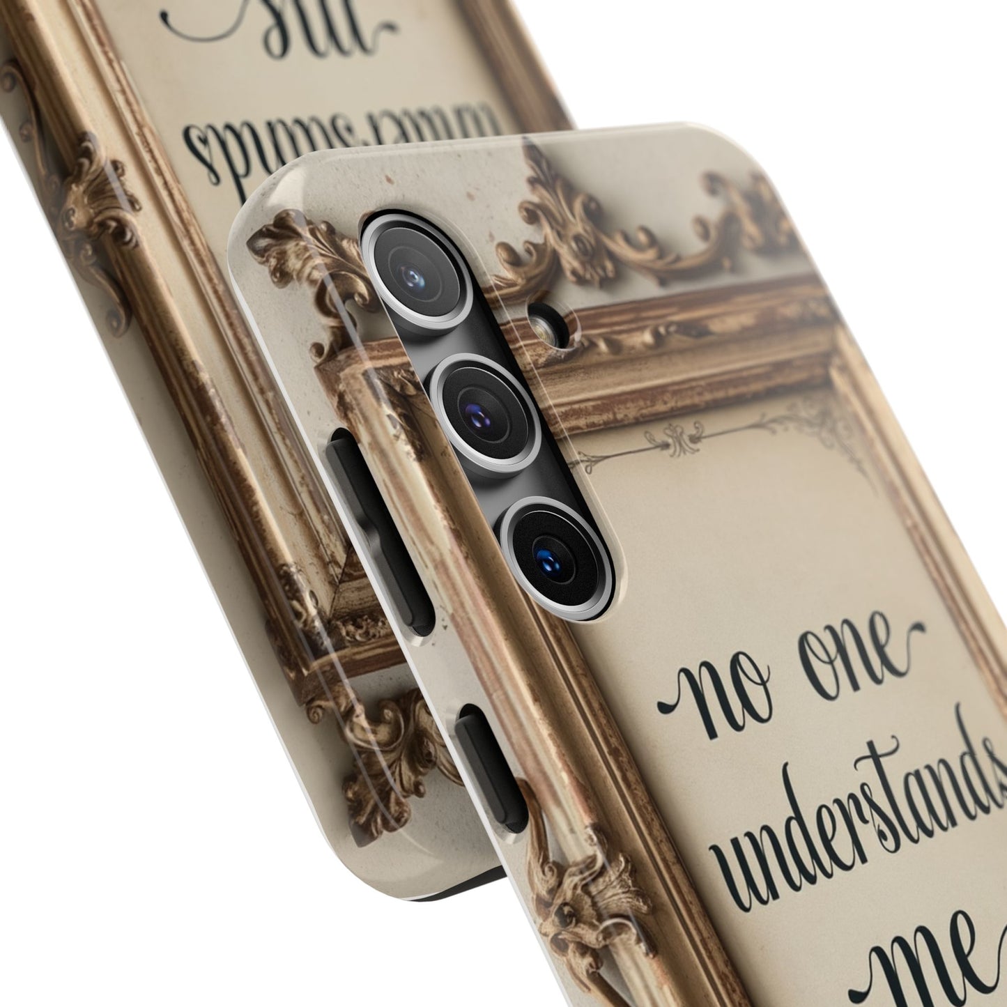 Personalized Tough Phone Case - "No One Understands Me" Design