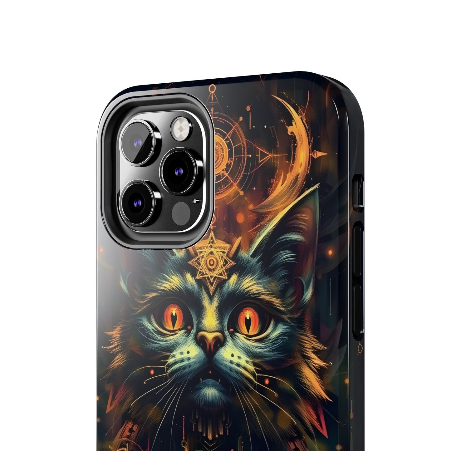 Mystical Cat Queen Tough Phone Case – Unique Protection for Cat Lovers - for iPhone