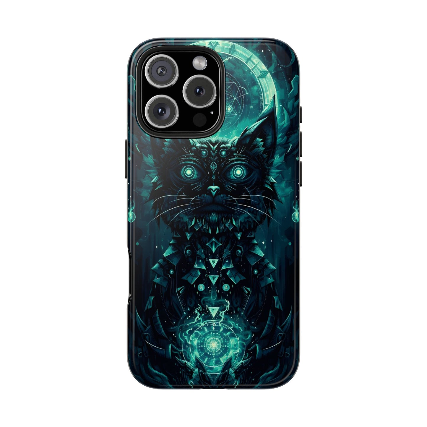 Mystical Dark Cat Phone Case - Tough Protective Cover for Cat Lovers - for iPhone