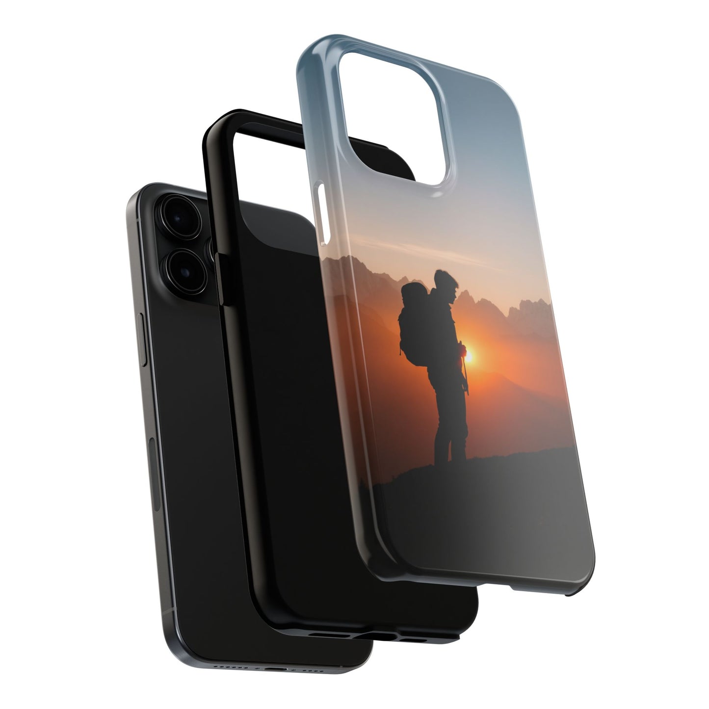 Explorer Adventure Sunset Mountain iPhone Case