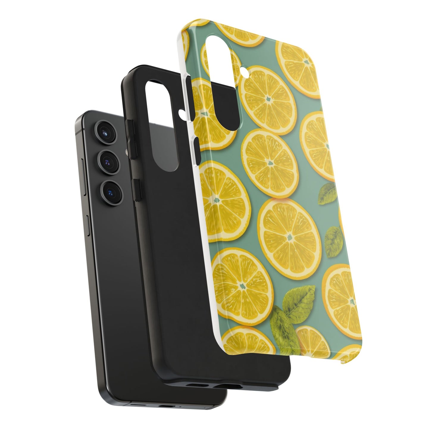 Tough Lemon Pattern Phone Case - Vibrant Citrus Design for Summer Vibes - for iPhone