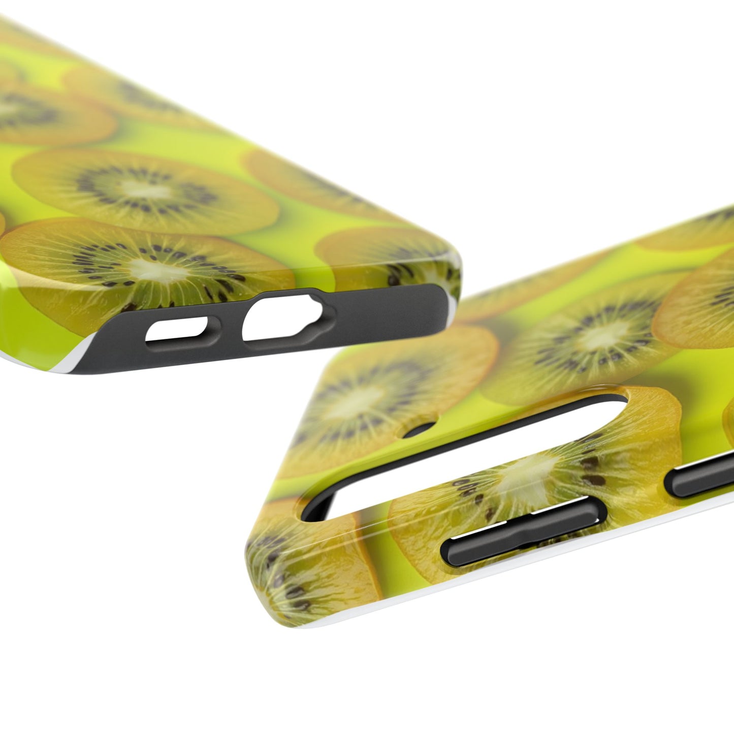 Vibrant Kiwi Tough Phone Case - Bright Yellow Design for Fruit Lovers