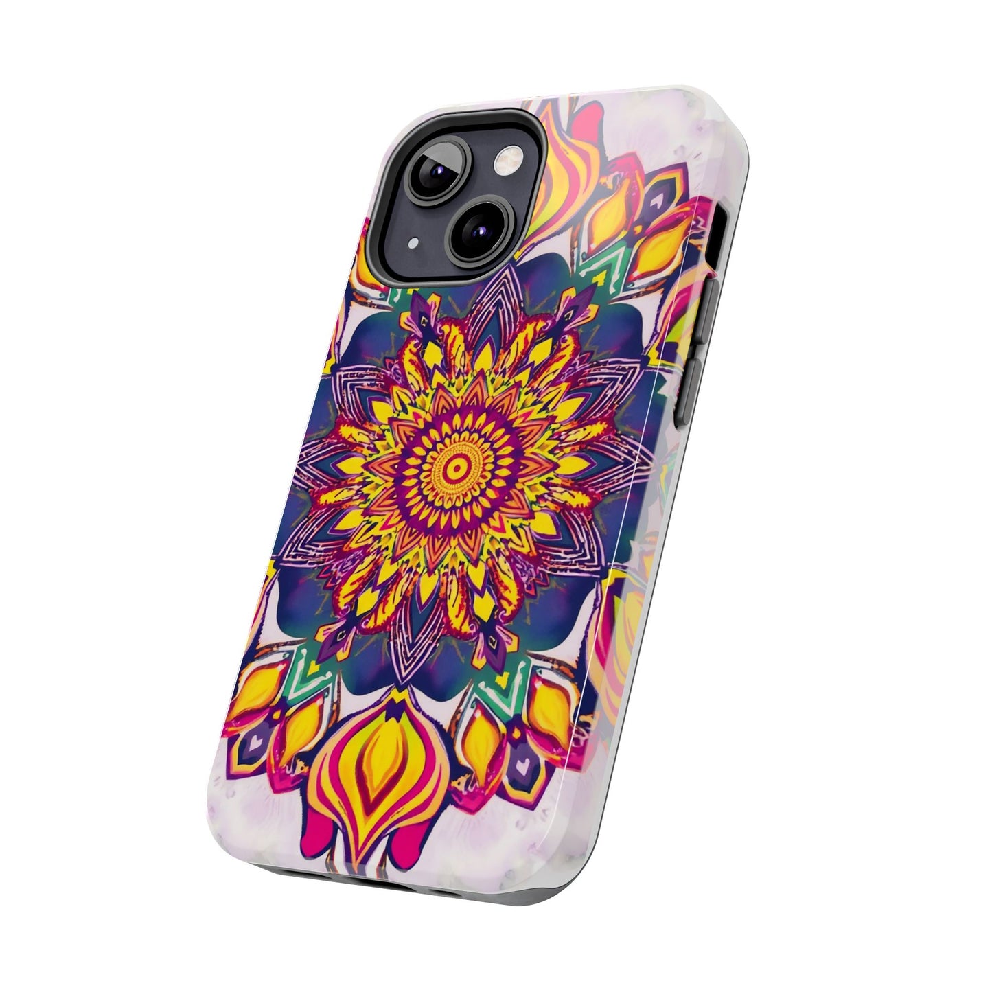 Vibrant Mandala Tough Phone Case - Boho Style Protection - for iPhone