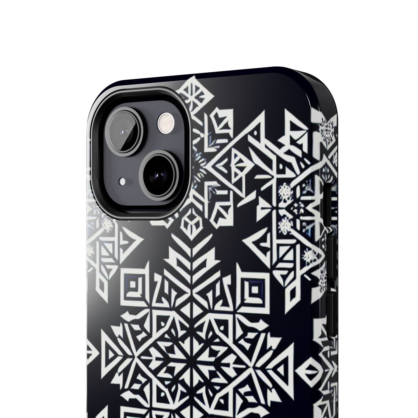 Winter Wonderland Tough Phone Case - Digital Snowflake - for iPhone
