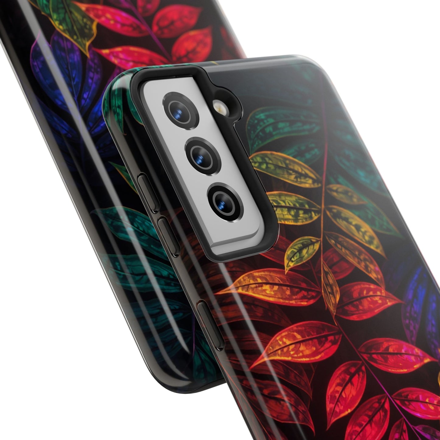 Vibrant Tropical Leaf Tough Phone Case