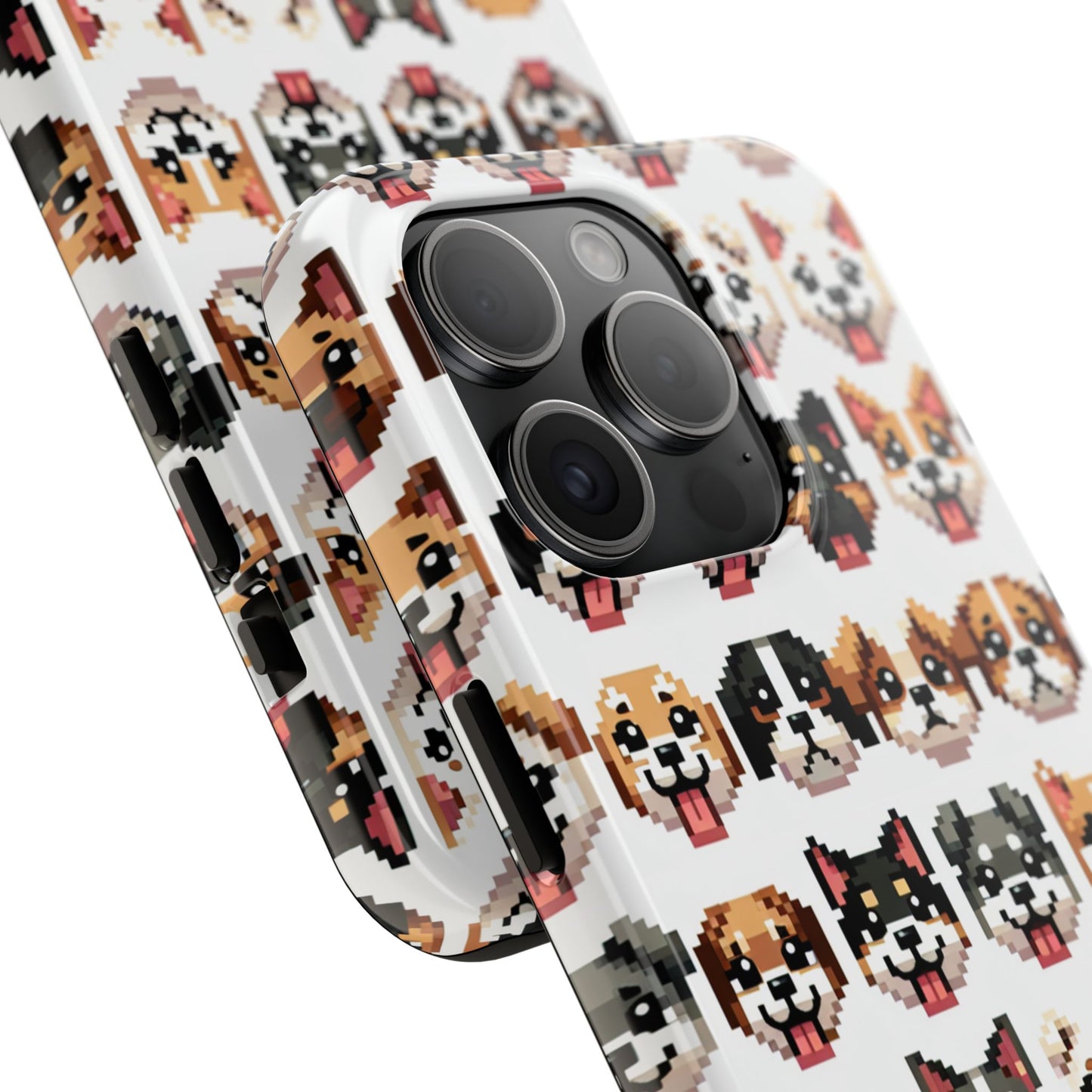 Pixelated Dog Breed Tough Phone Case - Cute, Durable Protection for Pet Lovers - for iPhone