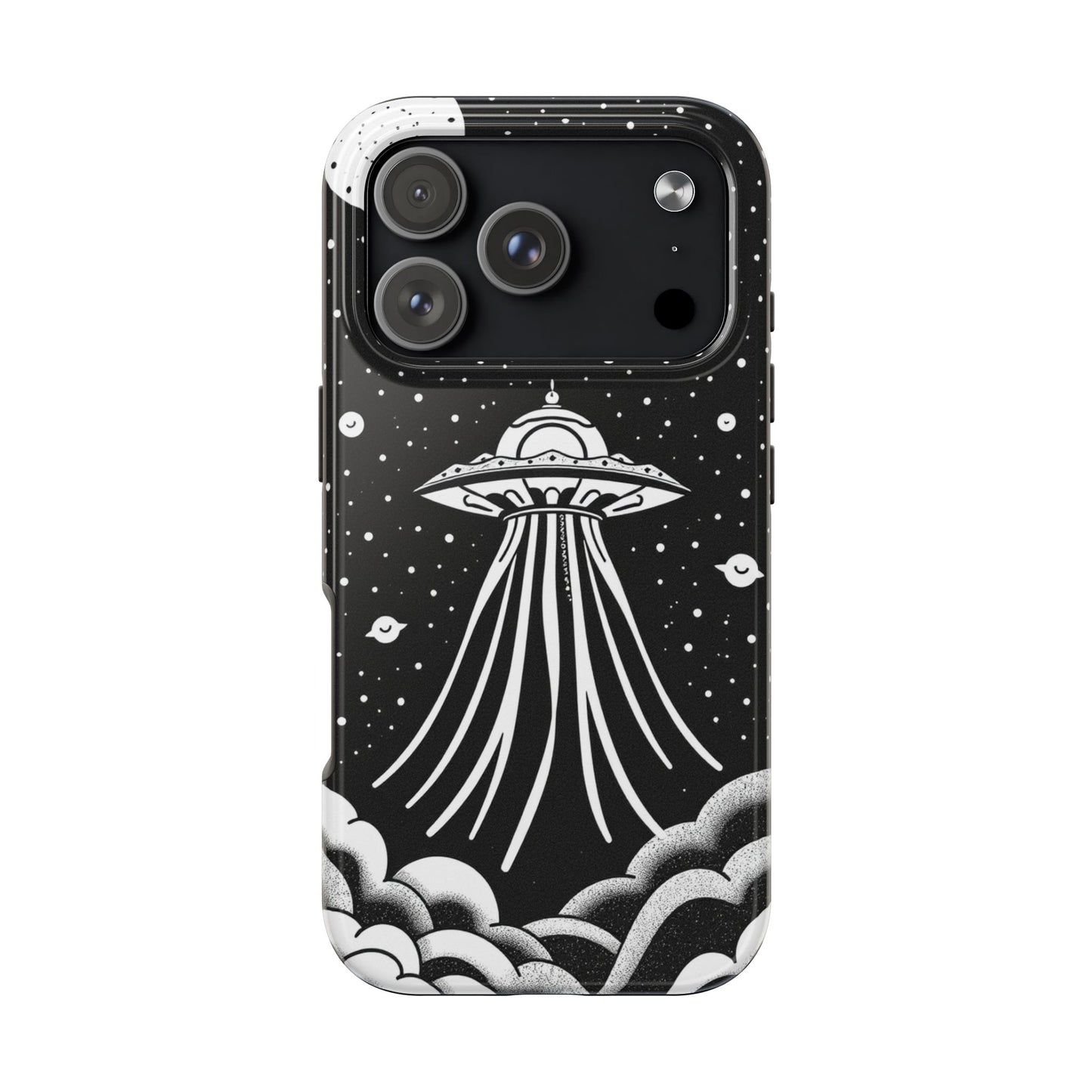 Galaxy UFO Tough Phone Case - Durable Protection with Unique Space Design