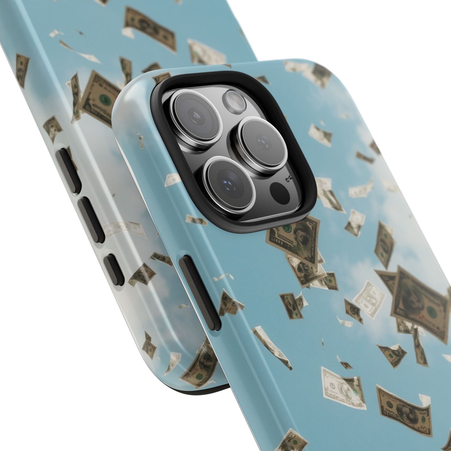 Cinematic Money Rain Phone Case | Tough & Stylish Accessory for Trendsetters, Gift for Birthdays, Graduations, and Celebrations