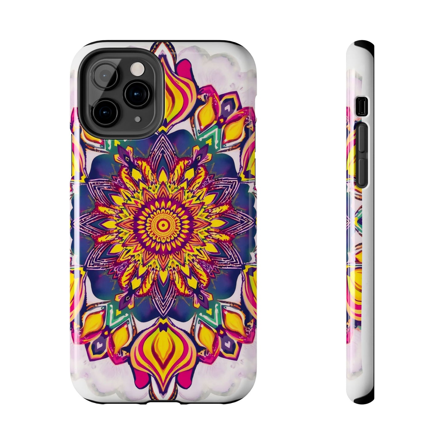 Vibrant Mandala Tough Phone Case - Boho Style Protection - for iPhone