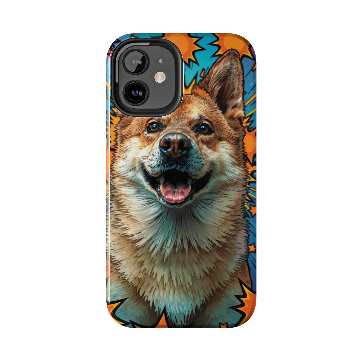 Vibrant Corgi Tough Phone Case - Fun Design for Pet Lovers