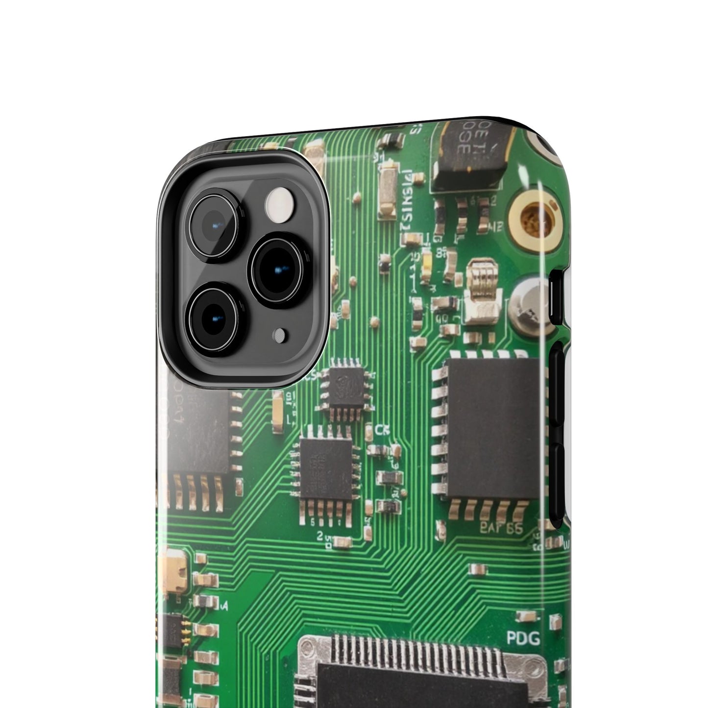 Circuit Board Tough Phone Case - Durable Tech Design