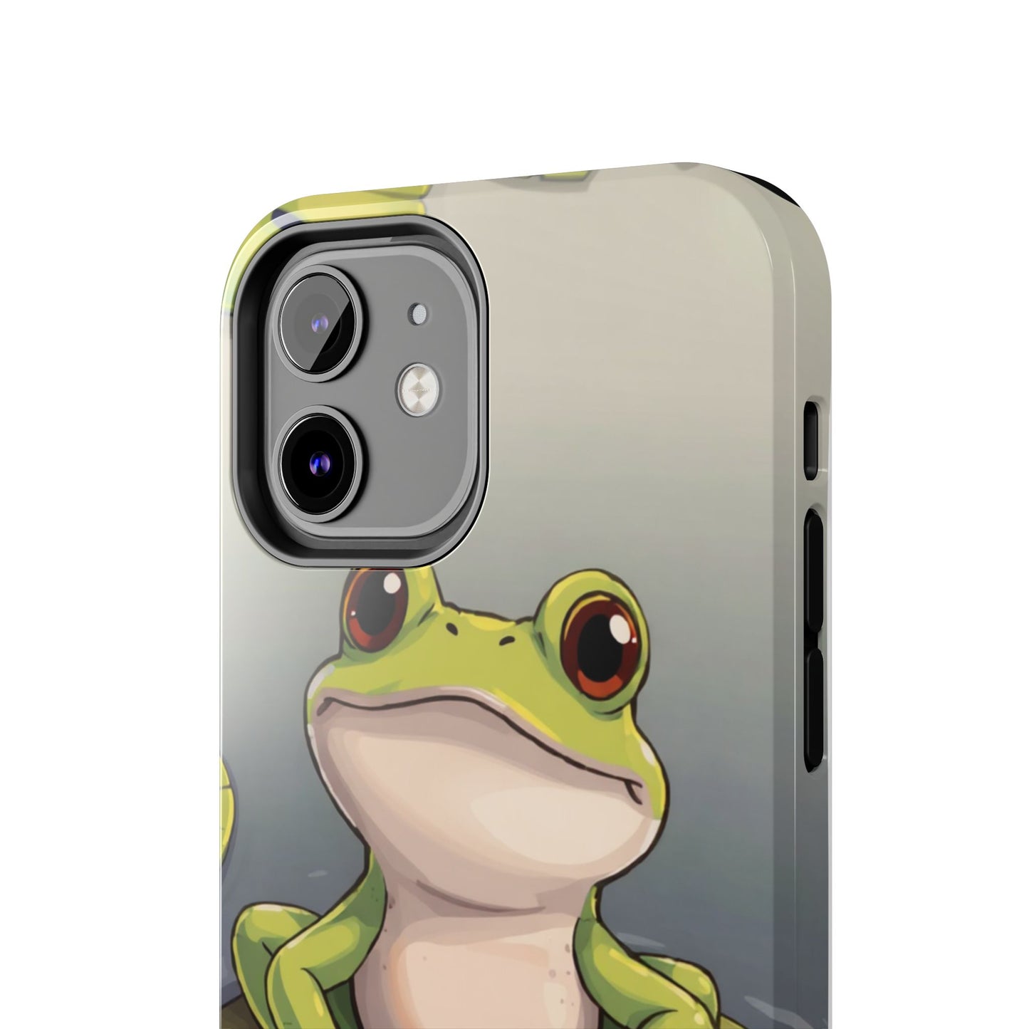 Cute Frog Tough Phone Case - Durable Protection with Nature Vibe