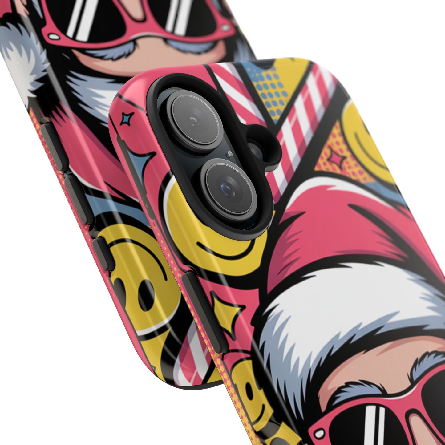 Pop Art Santa Sunglasses Tough Phone Case for Holiday Vibes