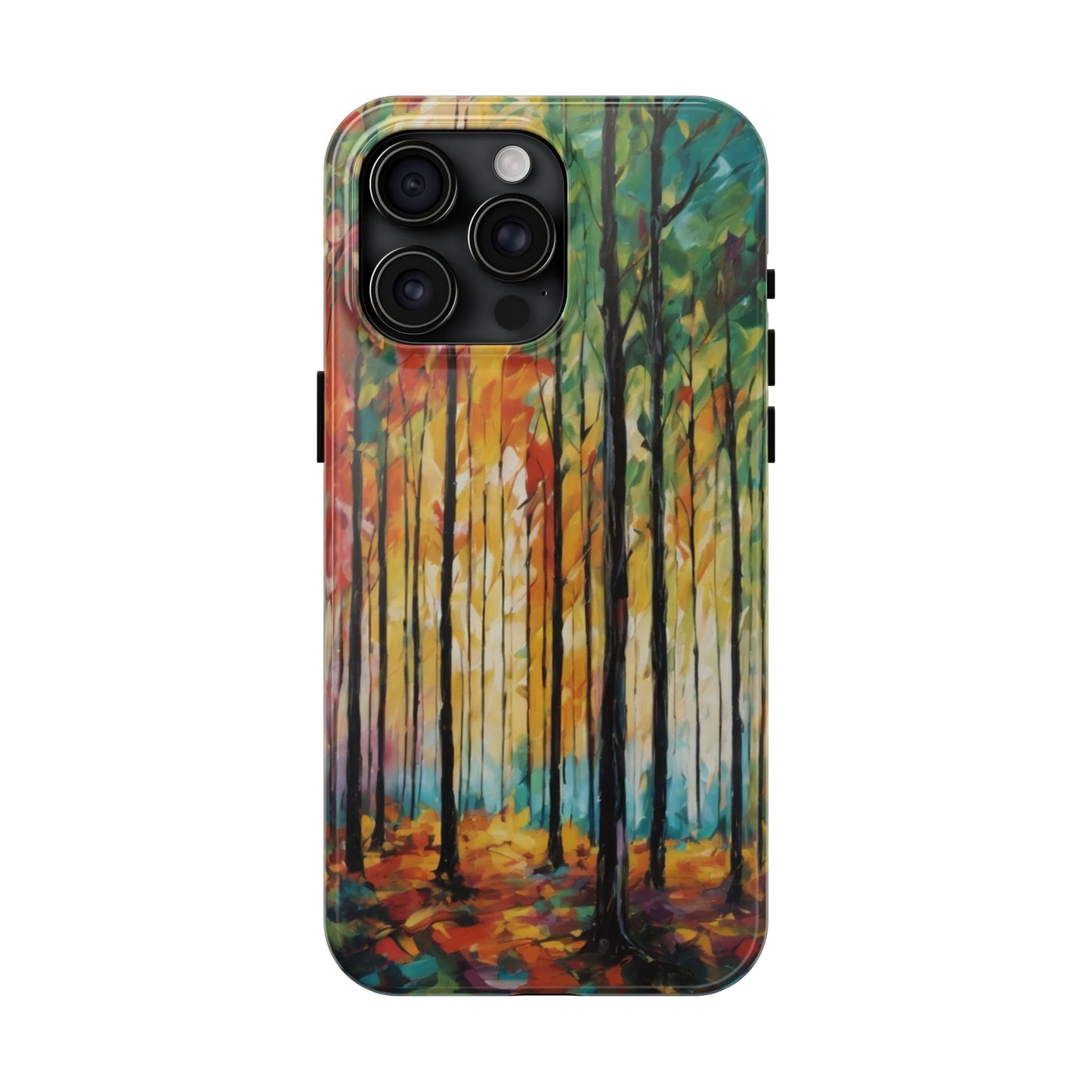 Autumn Forest Tough Phone Case - Colorful Nature Design - for iPhone
