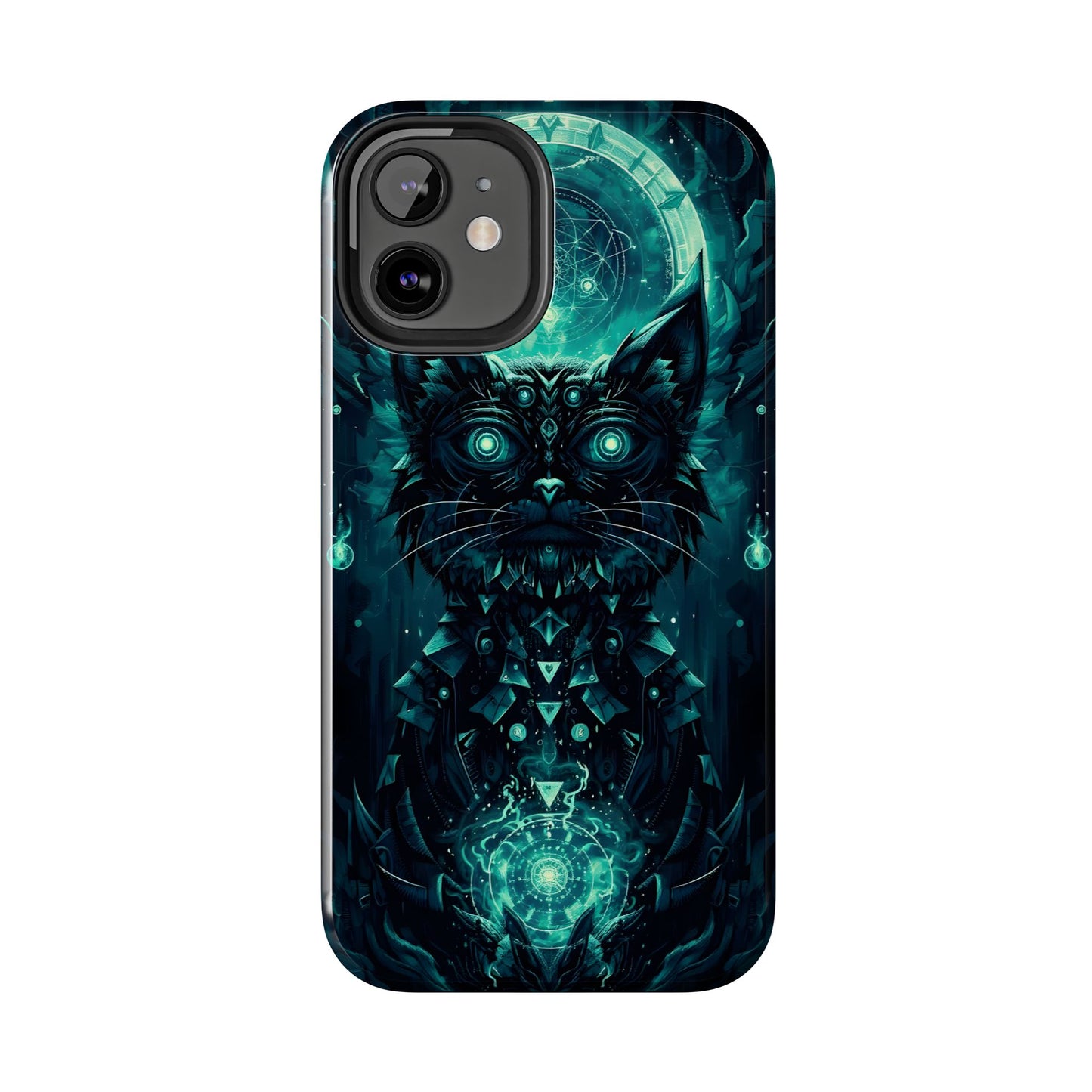 Mystical Dark Cat Phone Case - Tough Protective Cover for Cat Lovers - for iPhone
