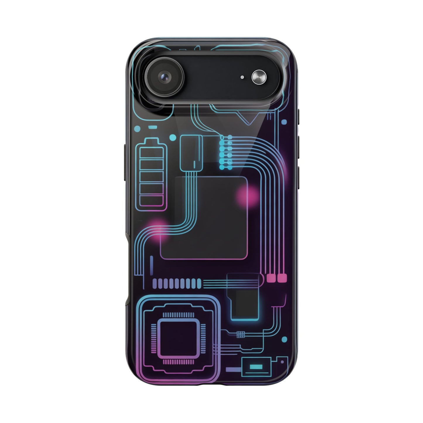 Cyberpunk Circuits Tough Phone Case