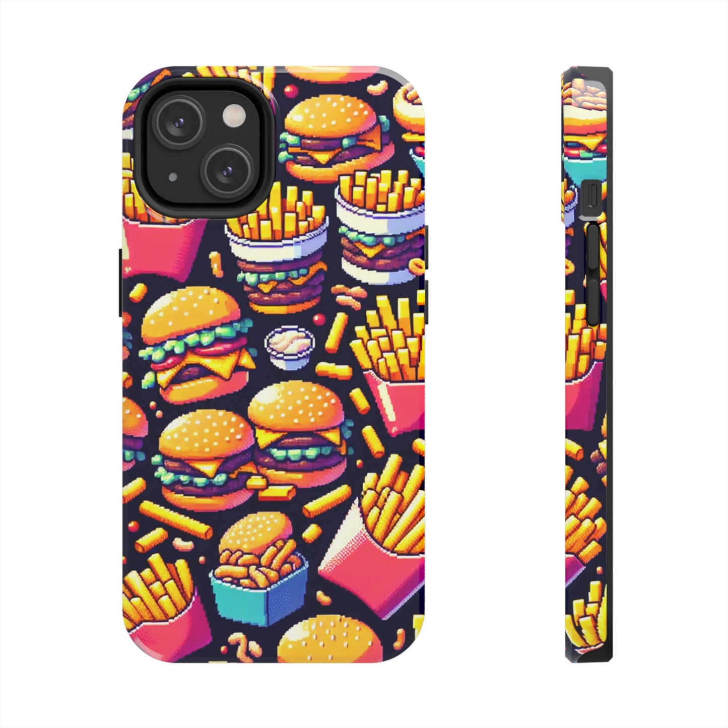 Retro Fast Food Phone Case - Tough and Durable - for iPhone