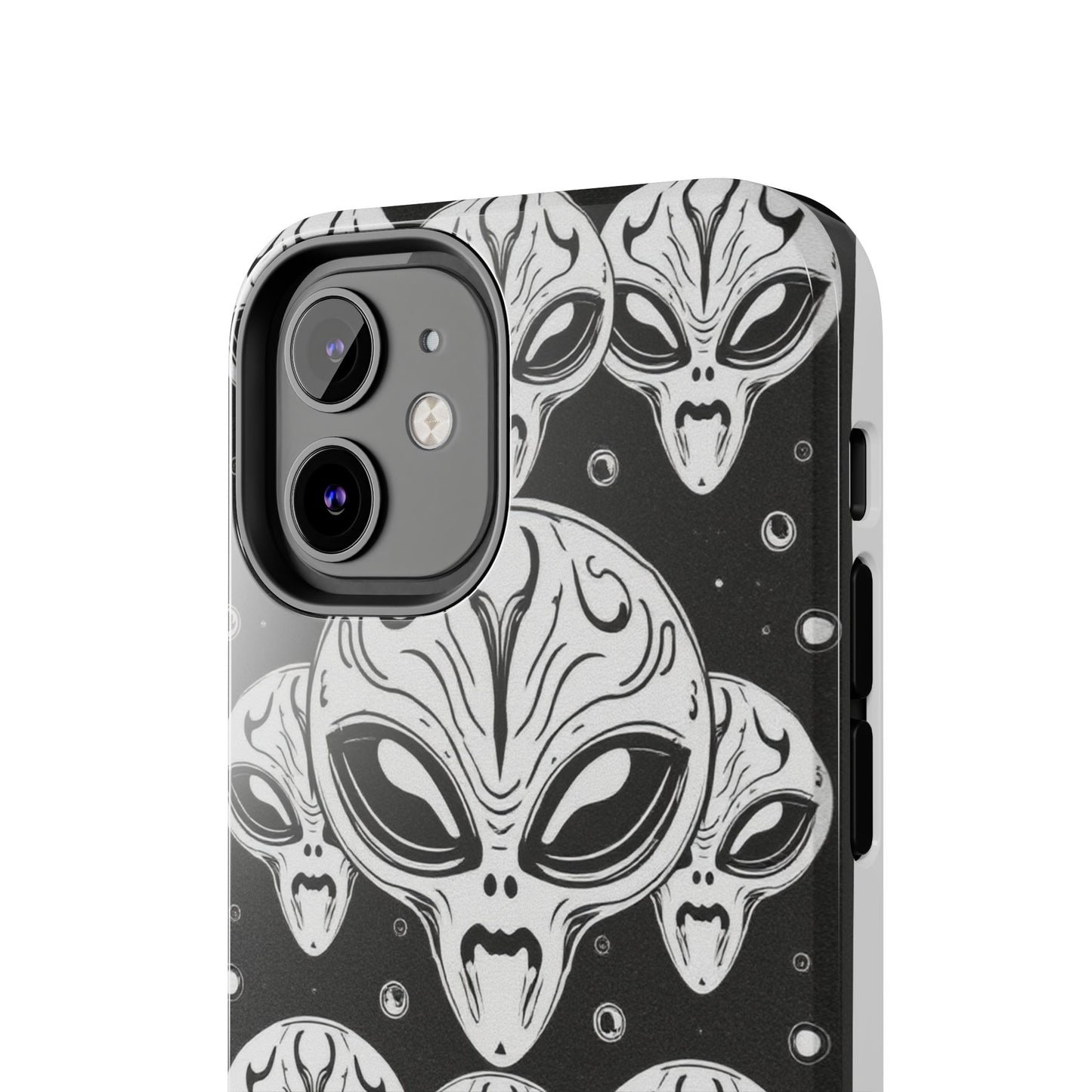 Alien Pattern Tough Phone Case - Durable Protection with Out-of-This-World Design