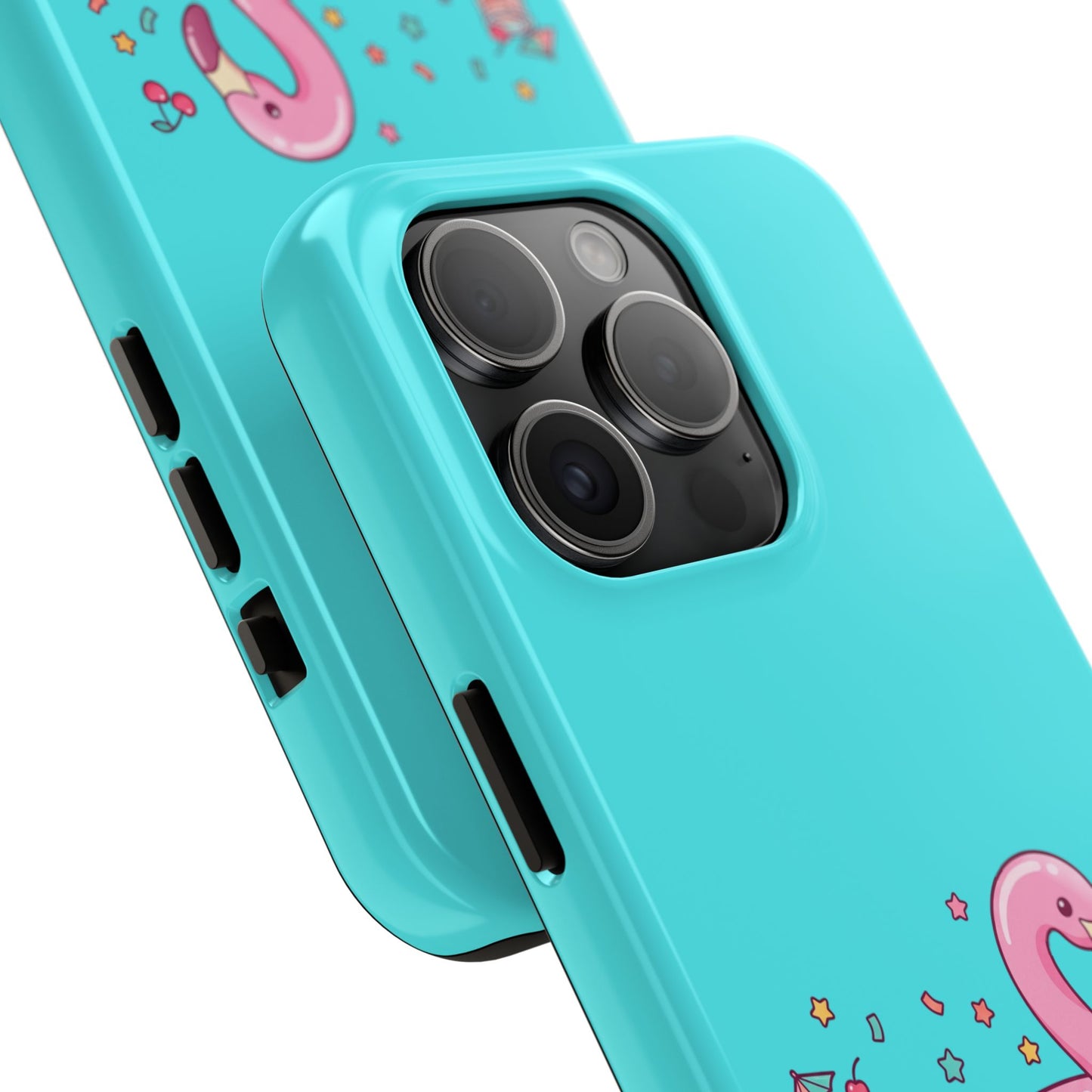 Flamingo Pool Party iPhone Case