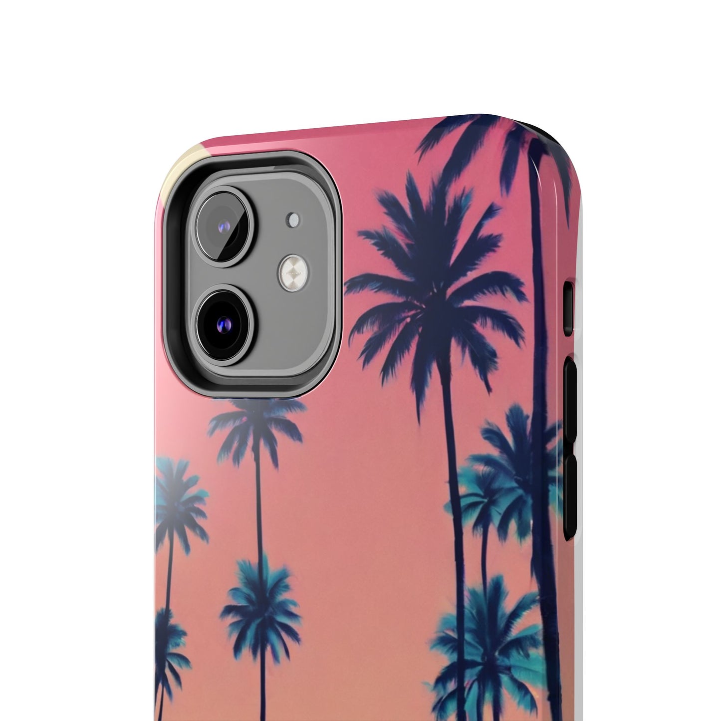 Tropical Beach Vibe Tough Phone Case - Vintage Van Design - for iPhone