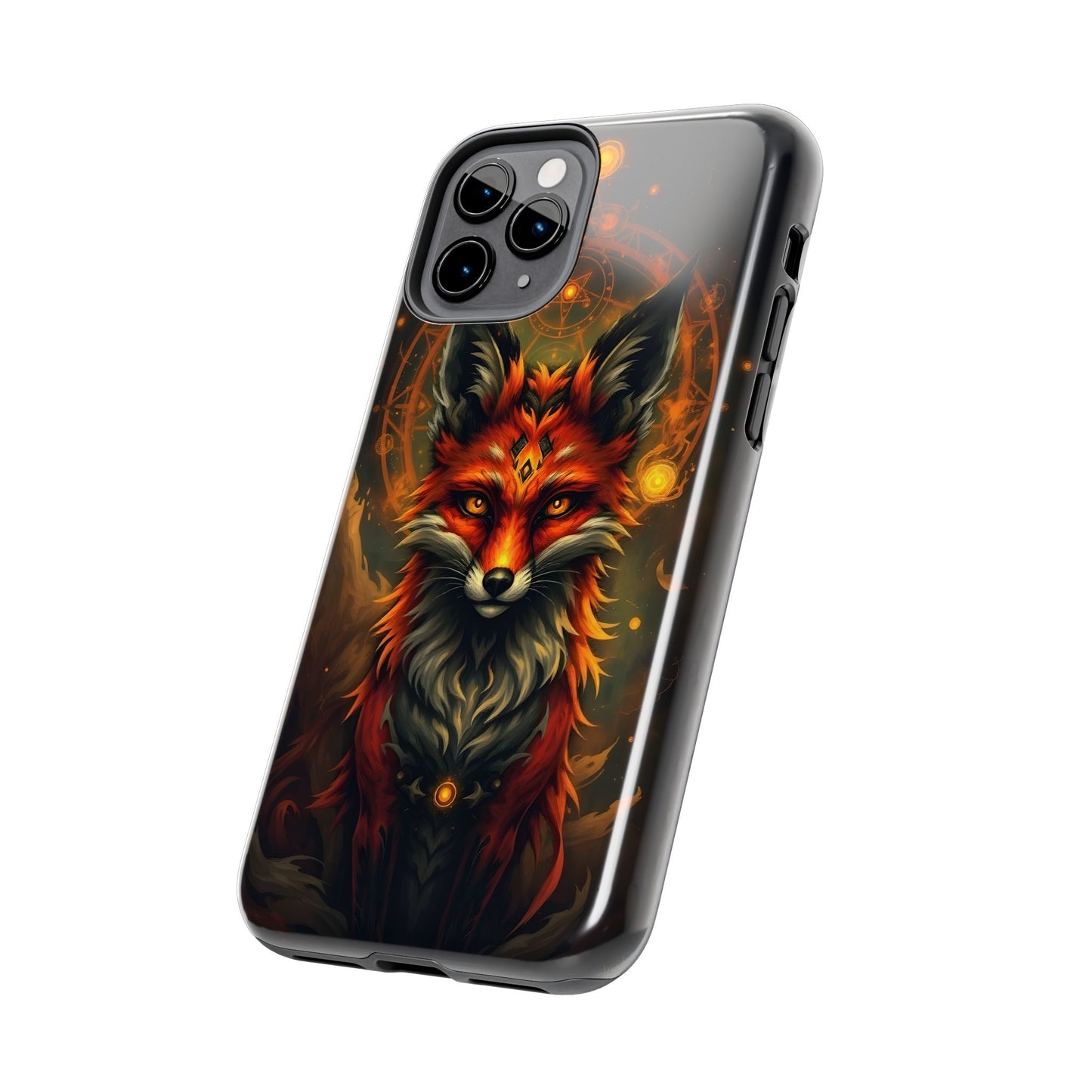 Mystical Fox Tough Phone Case - Durable Protection with Enchanting Design - for iPhone