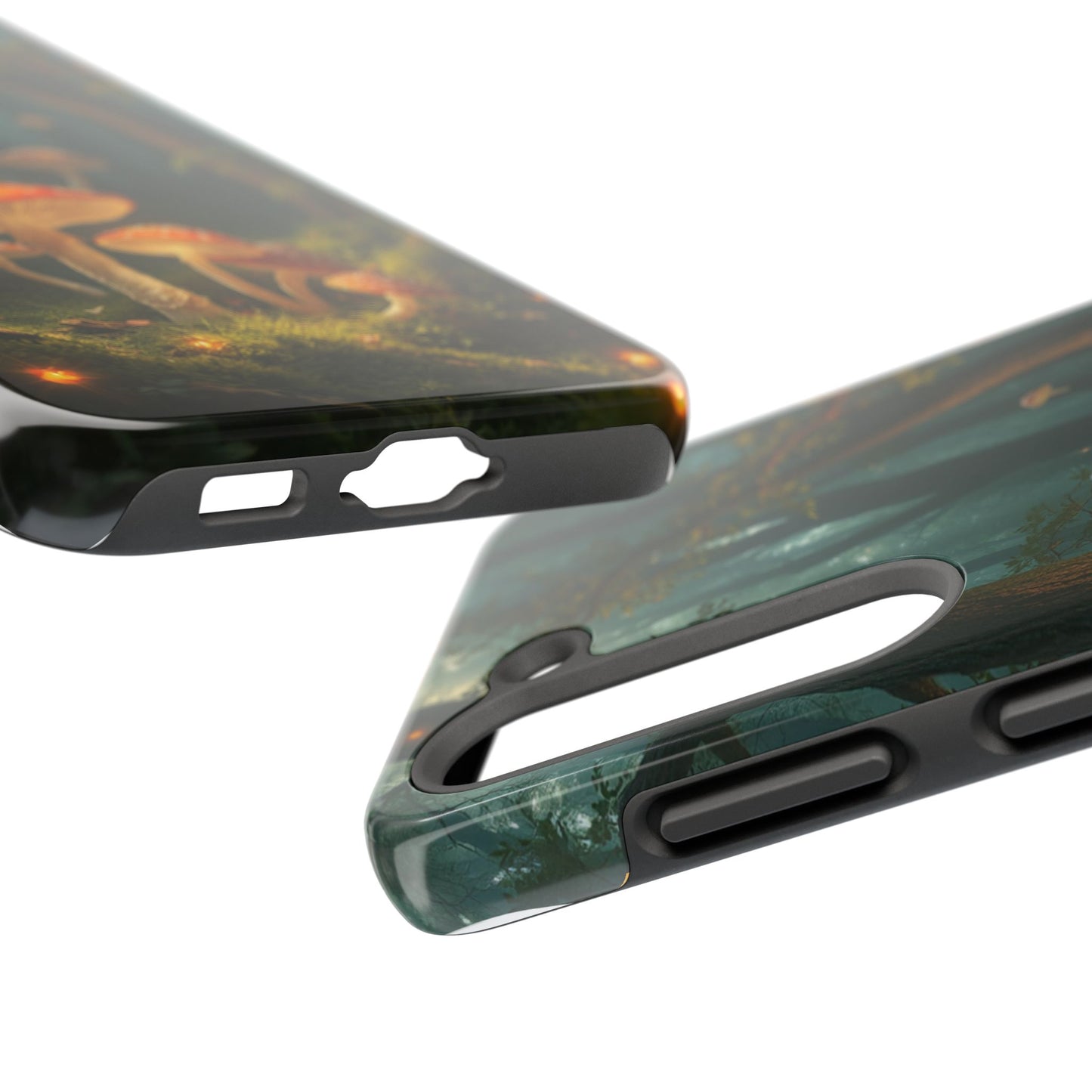 Whimsical Mushroom Tough Phone Case - Forest Fantasy Design