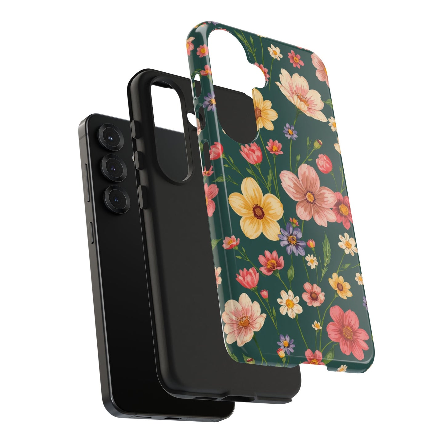 Vintage Spring Flowers Tough Phone Case - Durable Protection for iPhone