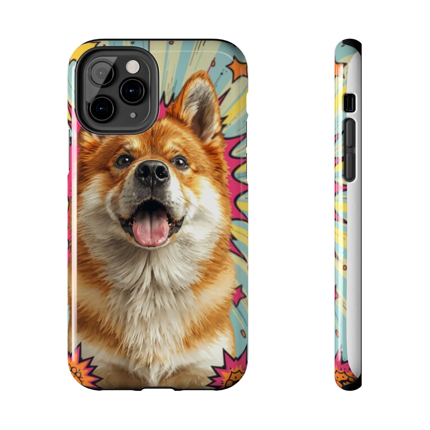 Playful Dog Tough Phone Case - Durable & Stylish Pet Lover Gift