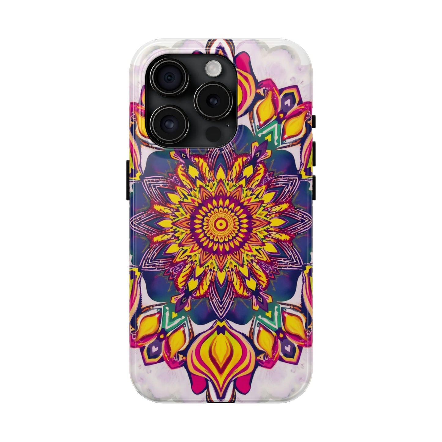 Vibrant Mandala Tough Phone Case - Boho Style Protection - for iPhone